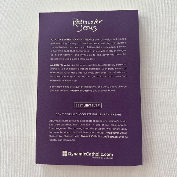 Rediscover Jesus An Invitation Matthew Kelly Book - Picture 5 of 5